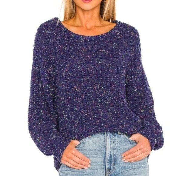 FREE PEOPLE Neon Lights Oversized Sweater - Picture 2 of 11